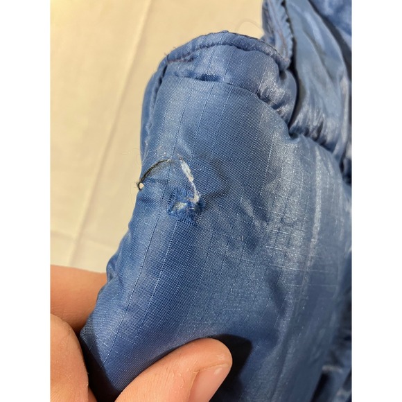 Blue Puffer Vest Dog Pet Jacket‎ Quilted Snap Front Small - Picture 8 of 8